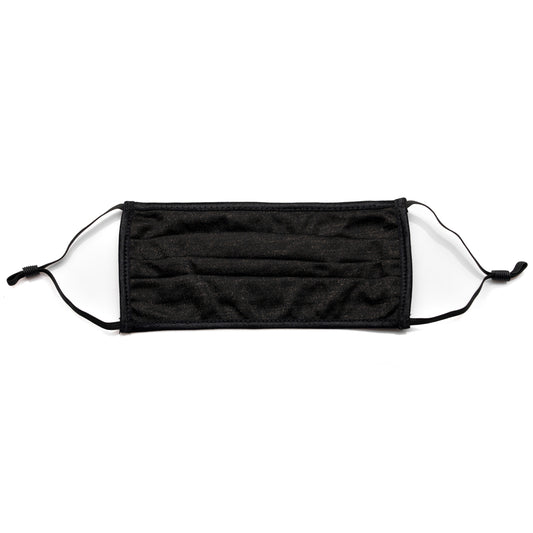 Black Jersey Modal Mask - Pleated