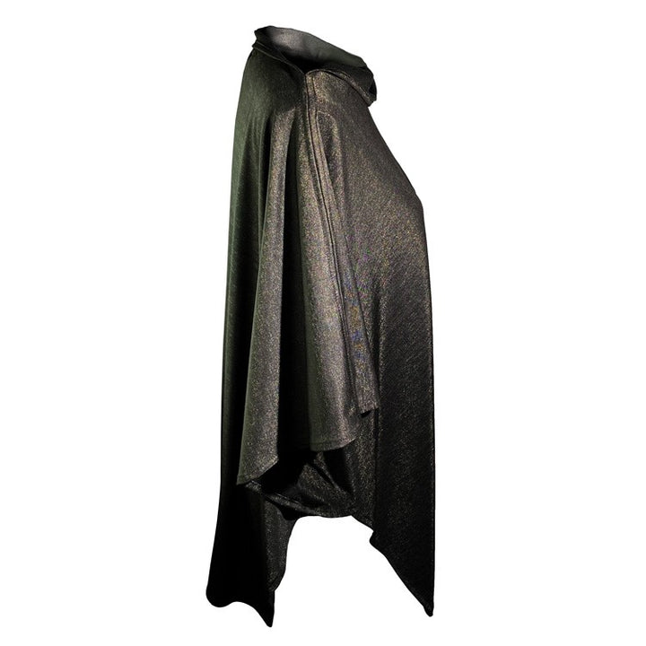 Silver Jersey Modal Poncho - Long
