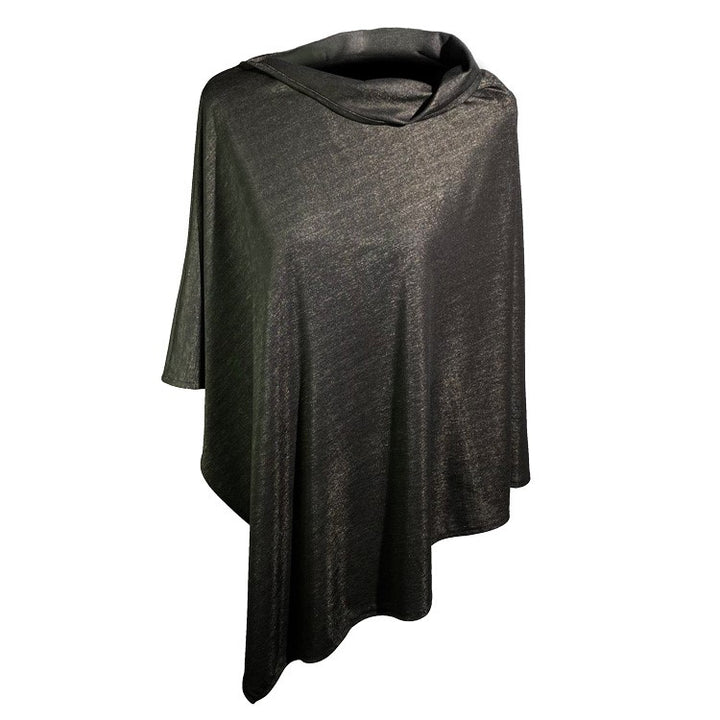 Silver Jersey Modal Poncho - Long