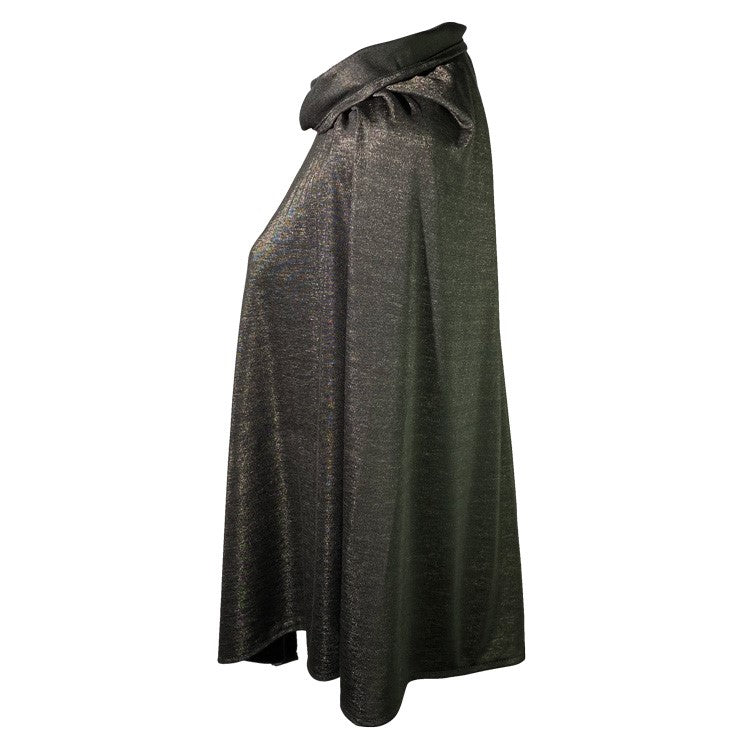 Silver Jersey Modal Poncho - Long