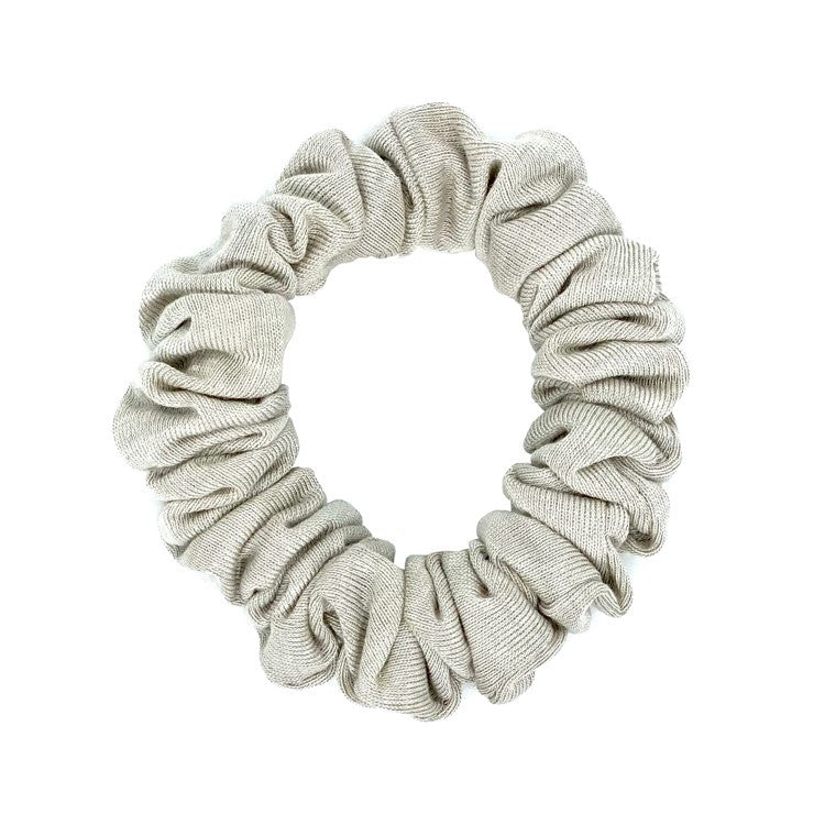 Silver Hair Scrunchies