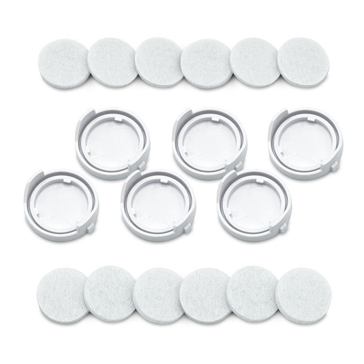 Knitted Cotton Pad & Tray for Portable Diffuser - Set of 6