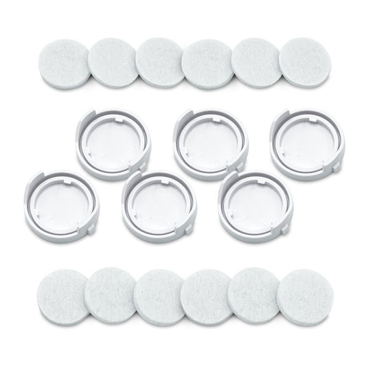 Knitted Cotton Pad & Tray for Portable Diffuser - Set of 6